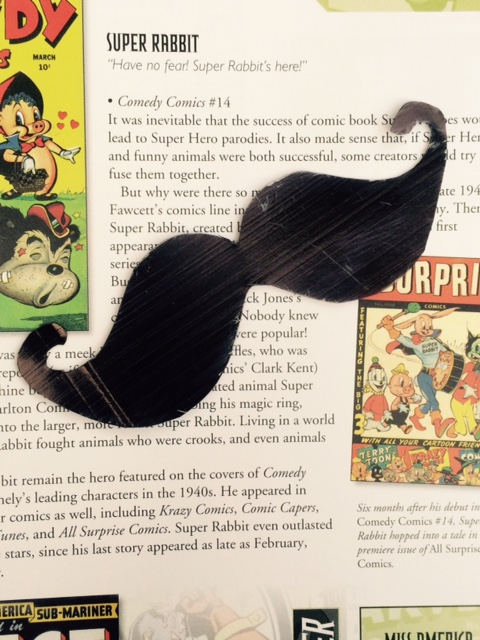 Moustache Bookmark Recycled Plastic 